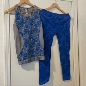 New ADIDAS BY STELLA MCCARTNEY Lace Legging/Top Set